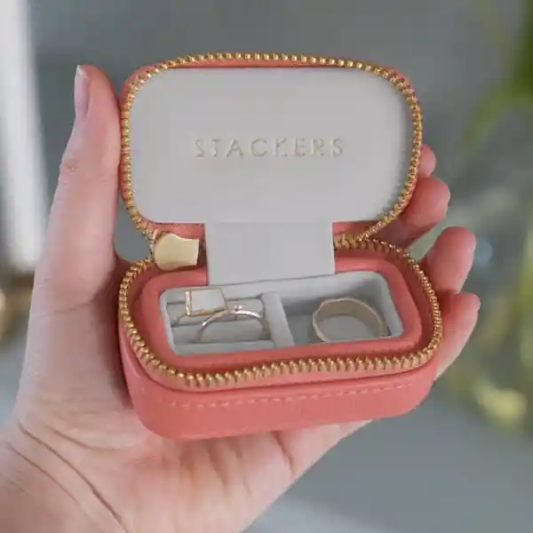 Stackers Joyero de Viaje Pequeño Salmon