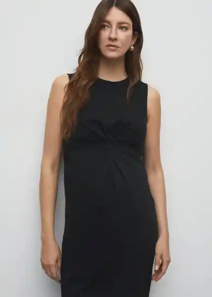 Vestido Fertinam Negro Talla L Mujer Mango