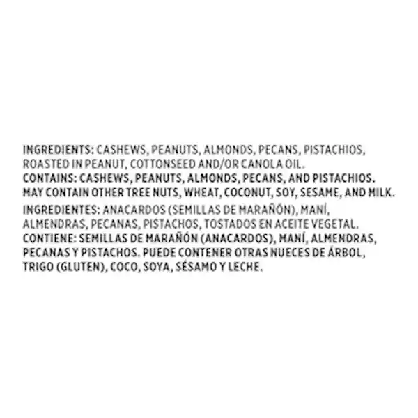 Members Selection Member'S Nueces Mixtas Sin Sal