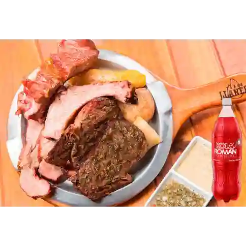 Combo Super Mixto para 2 + Kola Román Original 1.5L