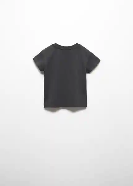 Camiseta Oso Antracita Talla 67 Niños Mango