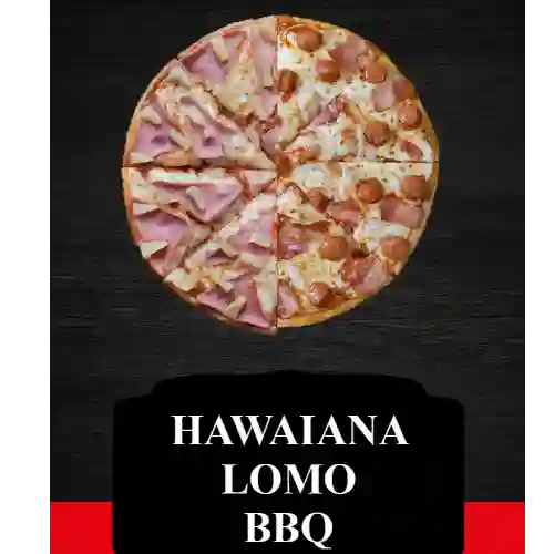 Pizza Hawaiana Lomo Bbq