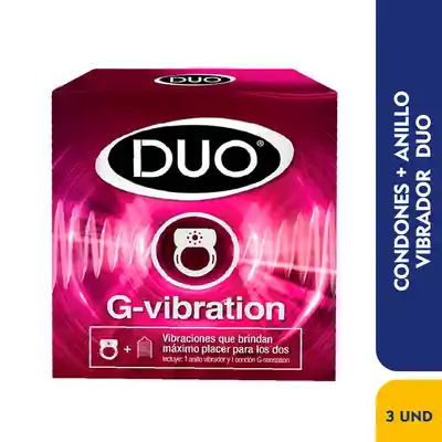 Duo Preservativo G-Vibration