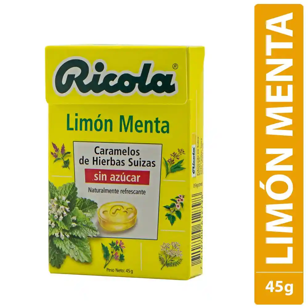 Ricola Caramelos Sin Azúcar Limón Menta