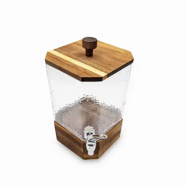 Dispensador Bebidas Kanso Base Acacia 5000 mL Ambiente Gourmet