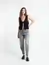  Blusa Tejida Belinda Mujer Negro Puro Talla L Naf-Naf 
