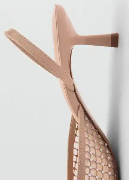 Zapatos Greta Nude Talla 37 Mujer Mango