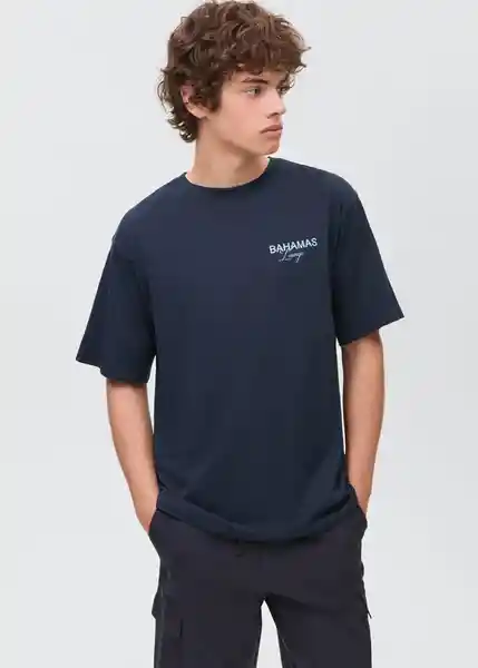 Camiseta Bahamas Navy Talla 21 Teen Niños Mango