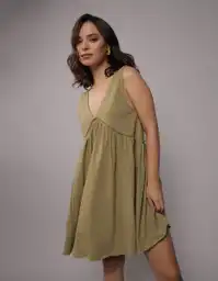 Vestido Mujer Verde Talla MEDIUM 7629309 American Eagle