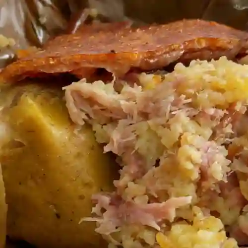 Tamal Extra Volteado