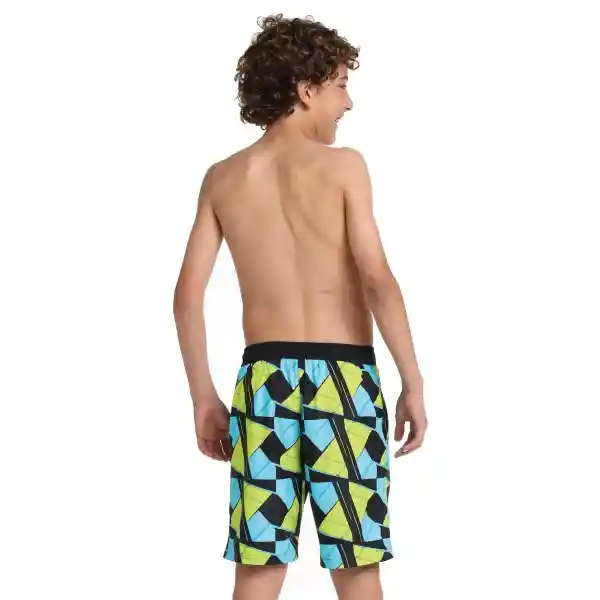 Pantaloneta Matcha Block Junior Masculino Talla 10 Speedo