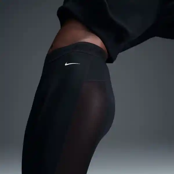 Nike Leggings W Np Df Mr 7/8 Mesh Negro T. M Ref: FN4981-010