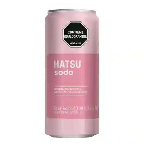 Soda Hatsu Frambuesa y Rosas 310 ml