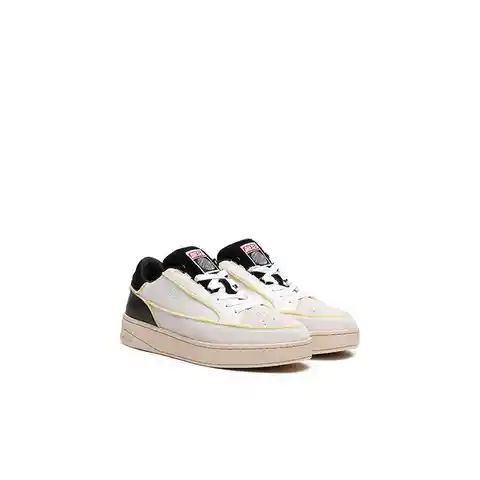 Diesel Tenis Hombre Adulto Blanco/Negro Talla 10.5 S-SKEATYS LOW