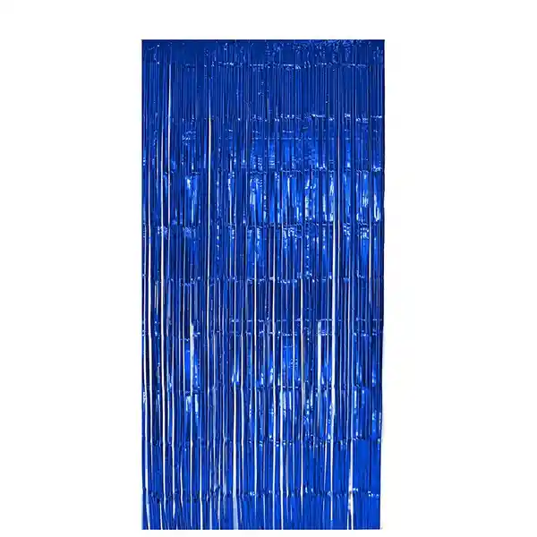 El Tío Cortina Metalizada Azul