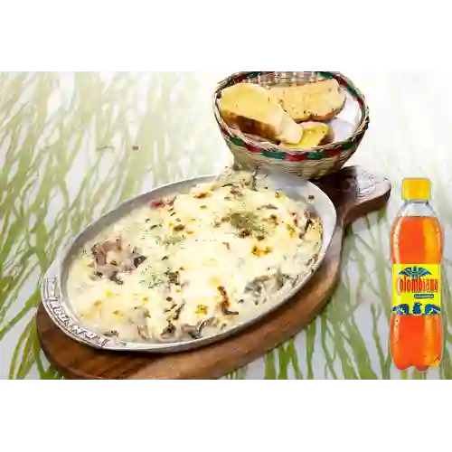 Combo Spaguetti Carbonara + Colombiana 350 ml