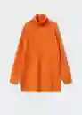 Jersey Fresa Naranja Talla M Mujer Mango