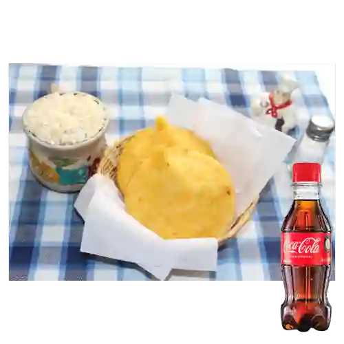 Combo Arepa de Huevo + Coca-Cola Sabor Original 250 ml