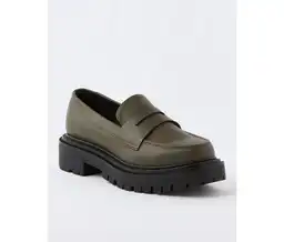 Zapatos Mocasines Mujer Verde Talla 9 American Eagle