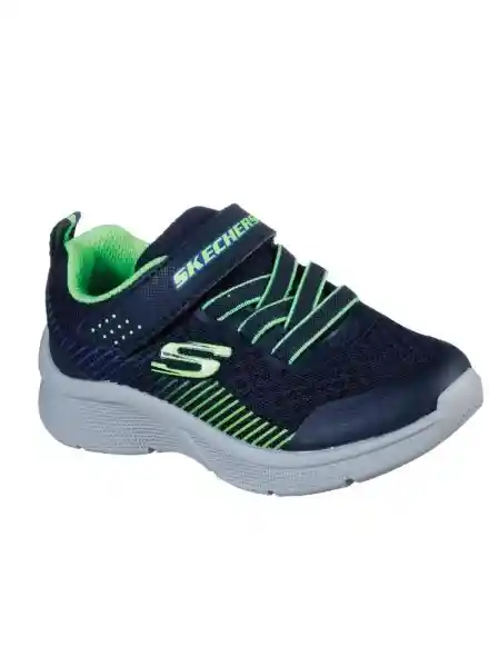 Skechers Tenis Microspec Niño Azul 8