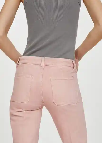 Jean Alex Rosa Talla 44 Mujer Mango