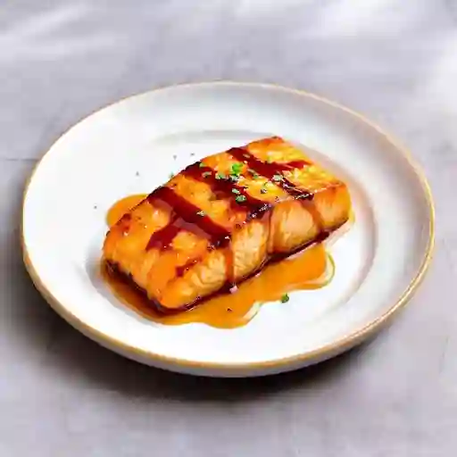 Salmón teriyaki