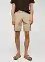 Bermuda Gracia-H Beige Talla 44 Hombre Mango