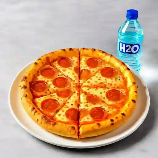 Combo pizza mas bebida h2o 250 ml