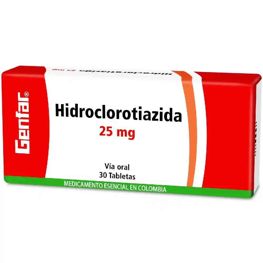 Genfar Hidroclorotiazida (25 mg)