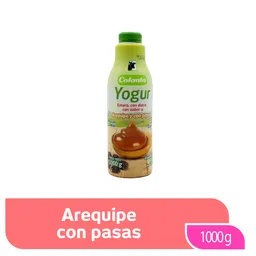 Yogur Entero Arequipe Pasas Garrafa X 1000 g