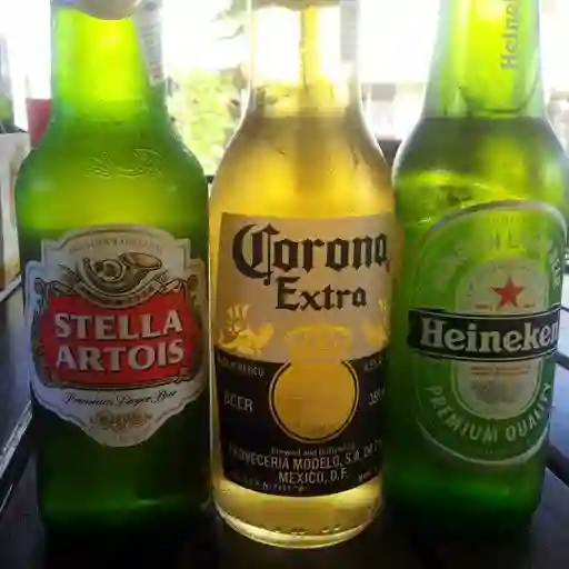 Corona y stella artois