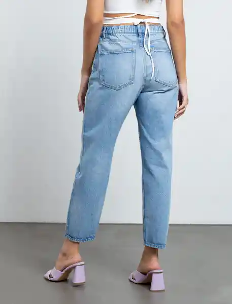 Jean Vesba Mujer Azul Índigo Medio Talla 4 Naf Naf