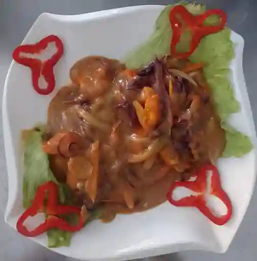Langostinos en Salsa Teriyaki