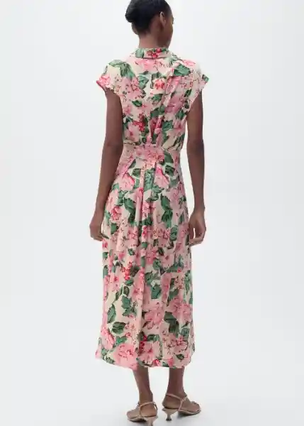 Vestido Apple Crudo Talla L Mujer Mango