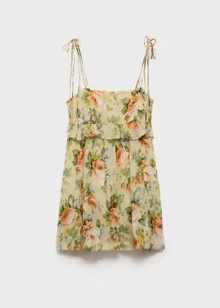Vestido Stella Crudo Talla M Mujer Mango