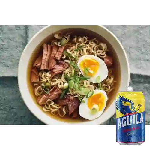 Combo Buta Ramen + Aguila 355 ml