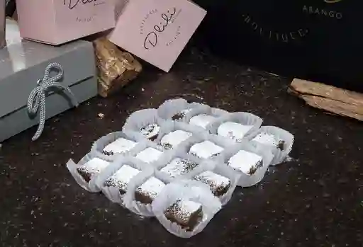 Bites brownies melcochudos x 20 unidades