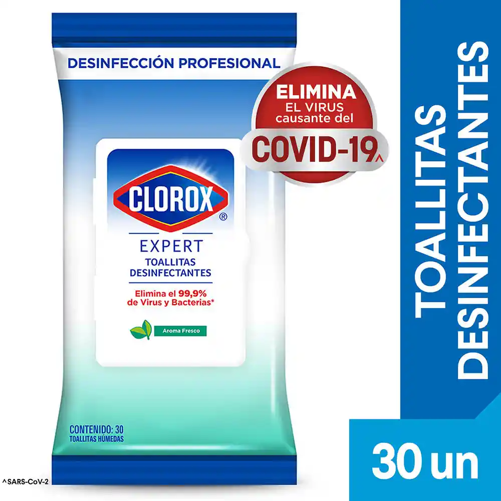 Clorox Toallitas Desinfectantes Aroma Fresco