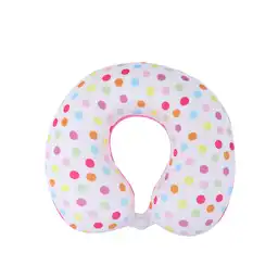 Almohada de Viaje Para Cuello Viscoelastica Dots Rosa Miniso