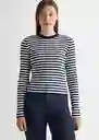 Camiseta Nanda Navy Talla 20 Teen Niñas Mango