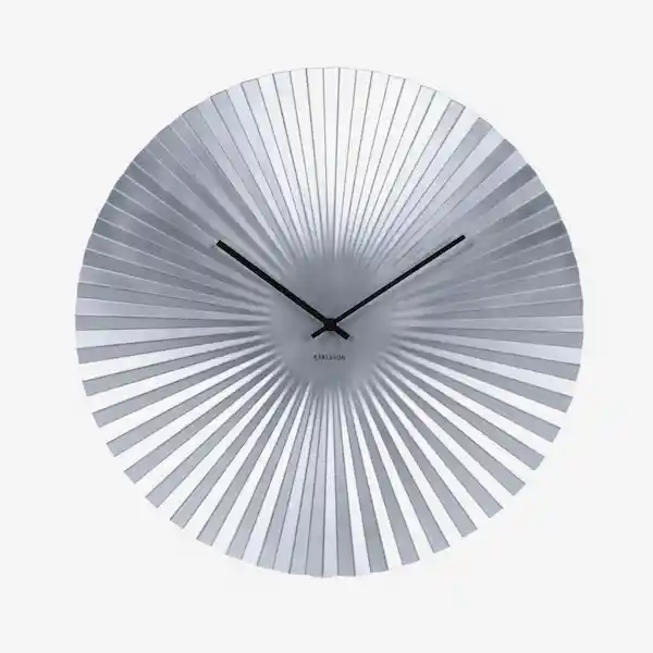 Inkanta Reloj de Pared Sensu Steel Silver