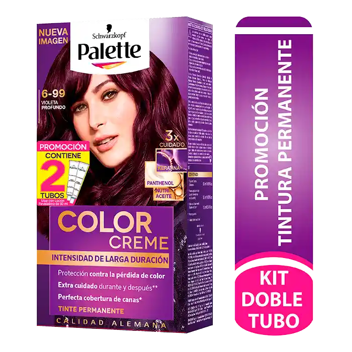 Palette Tinte en Crema Tono 699 Violeta Profundo