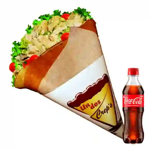 Combo Crepe de Pollo + Coca Cola Original 400 ml