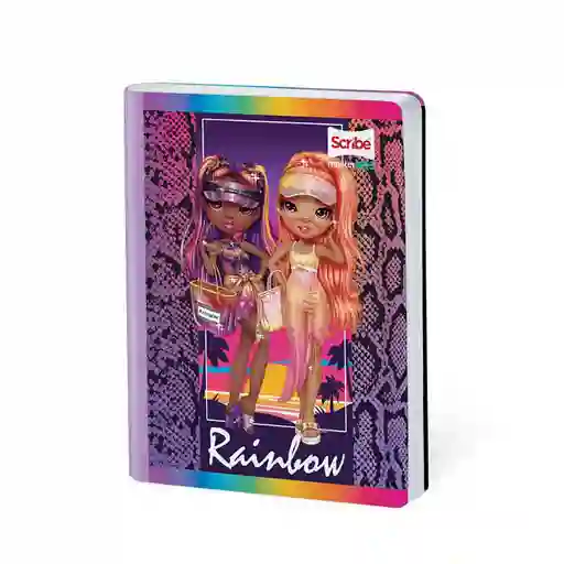 Cuaderno Rainbow Master Mas Cuadriculado 50 Hojas Cosido Scribe