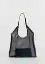 Bolso M Robin Negro Talla 99 Mujer Mango