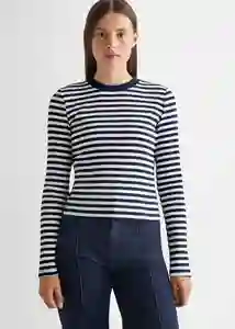 Camiseta Nanda Navy Talla 18 Teen Niñas Mango