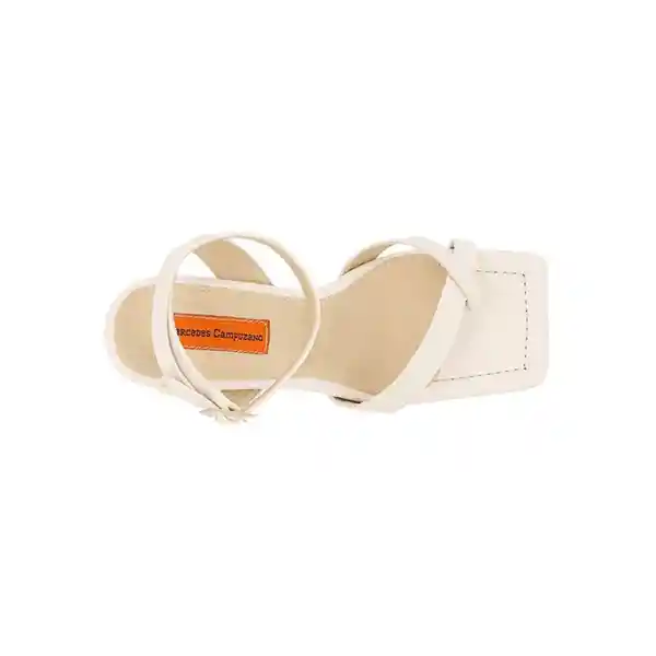 Sandalias Tacón Honey Blanco Talla 38