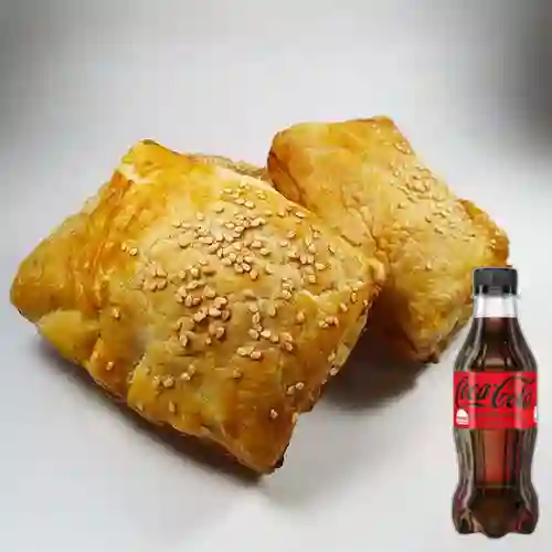 Combo Pastel de Pollo Champiñones +Cocacola S/az 250ml