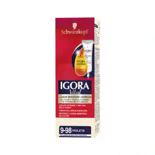 Tinte Igora Vital 9-98 Violeta