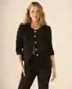 Chaqueta Negro Puro Ultraoscuro Talla L 422G205 Esprit